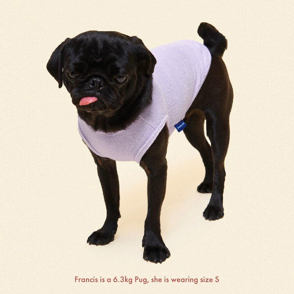 タオル地 タンクトップ / パープル