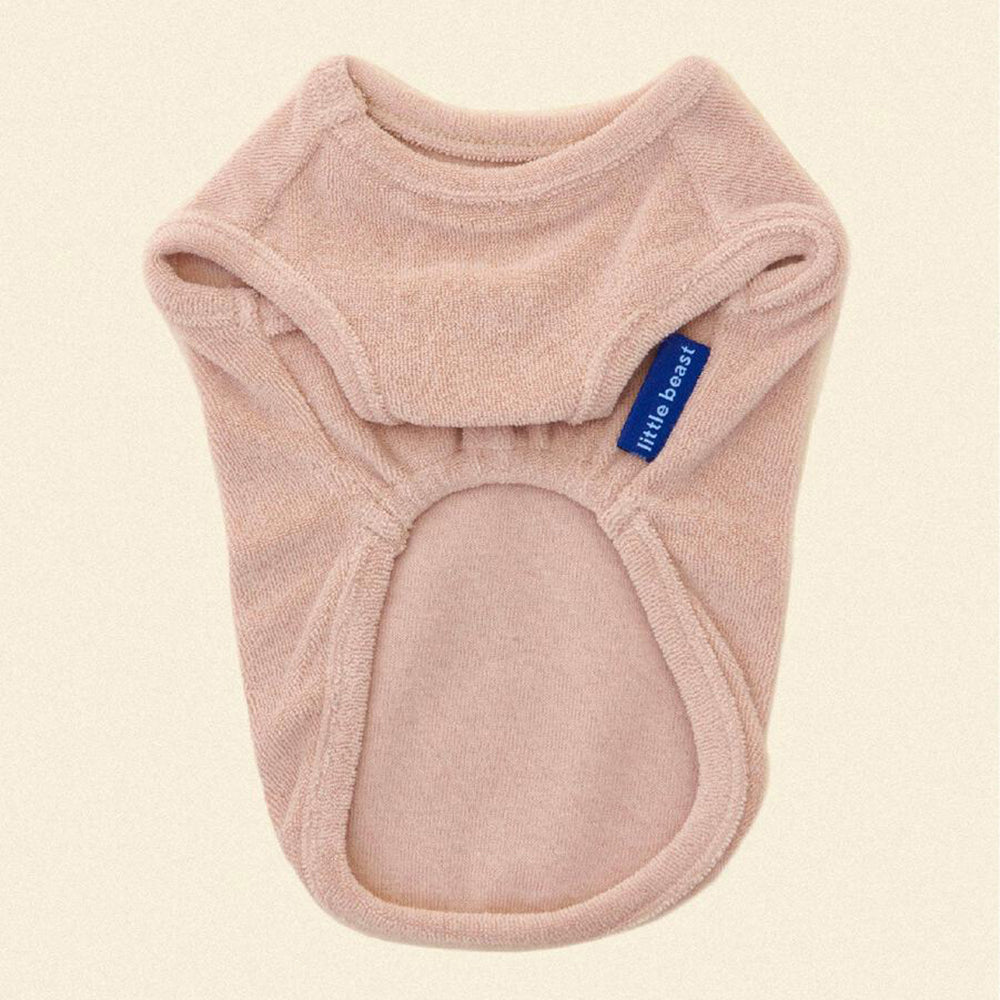 タオル地 タンクトップ / ベージュ