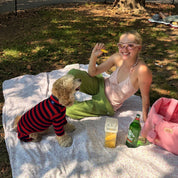 【2025年新作】ストライプ リブ ロンパース Ivy League / Striped Onesies