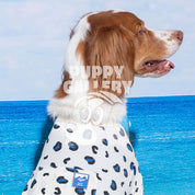 【2025新色】サマーロンパース パンサー アイボリー / Little panther cooling jumpsuit