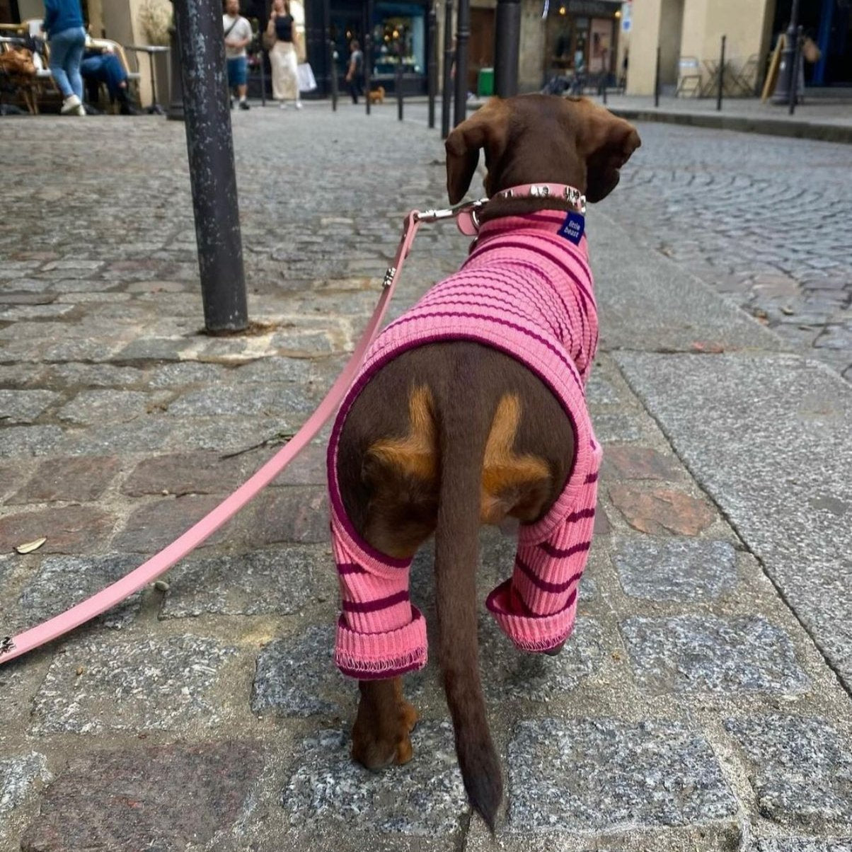 ストライプ リブ ロンパース / Striped Onesies