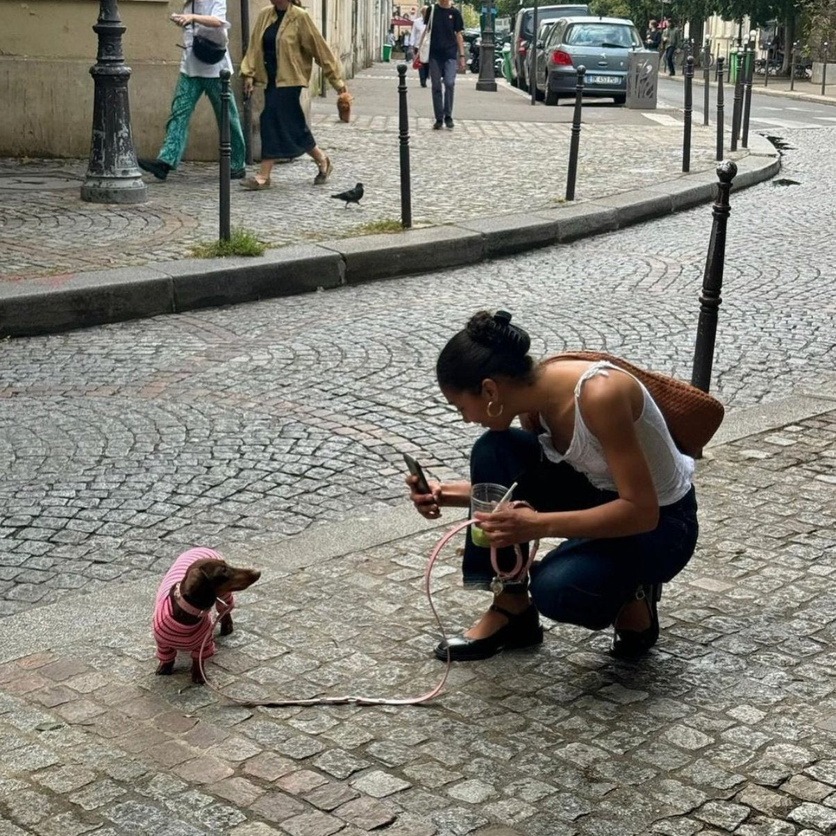 ストライプ リブ ロンパース / Striped Onesies