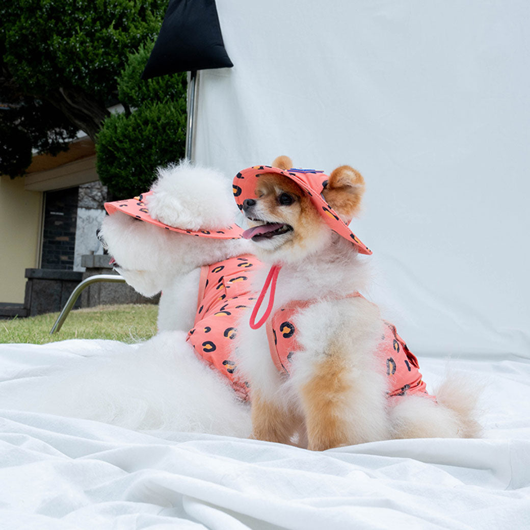 【2025新色】サマークーリングハット パンサー コーラル / Little panther cooling bucket hat