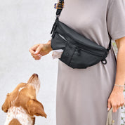 お散歩バッグ ブラック / Dog Bum Bag Emma