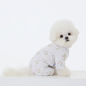 フリル フリル エアリーシールド ロンパース ホワイト / Frill-frill airy shield onesie White