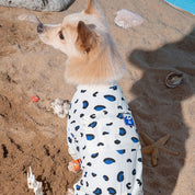 【2025新色】サマーロンパース パンサー アイボリー / Little panther cooling jumpsuit