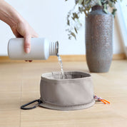 おでかけ用ドッグボウル チャコールグレー / Dog Bowl To Go