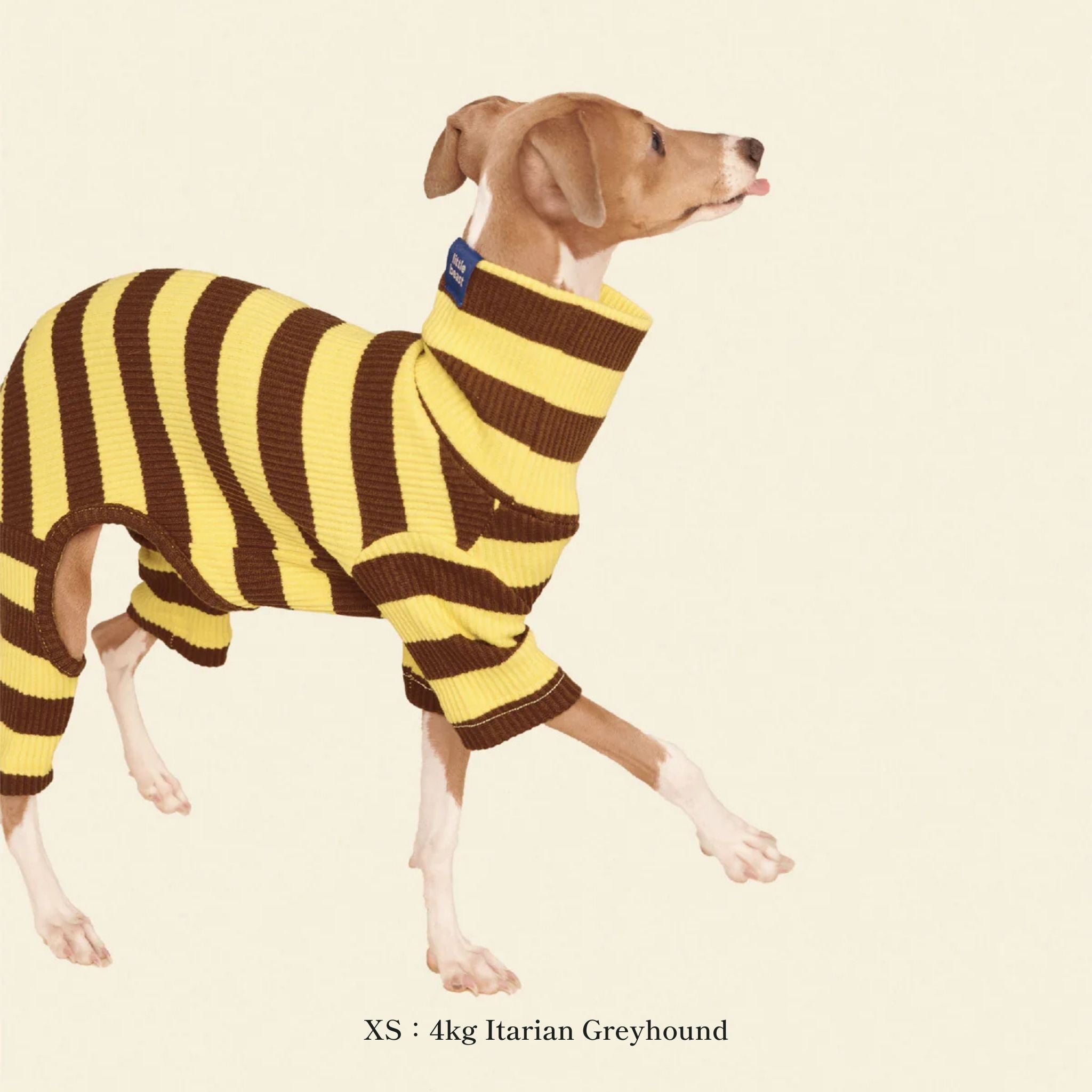 【2025年新作】ストライプ リブ ロンパース Dijon / Striped Onesies