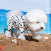 【2025新色】サマーロンパース パンサー アイボリー / Little panther cooling jumpsuit