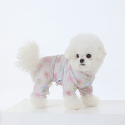 フリル フリル エアリーシールド ロンパース ベージュ / Frill-frill airy shield onesie Beige