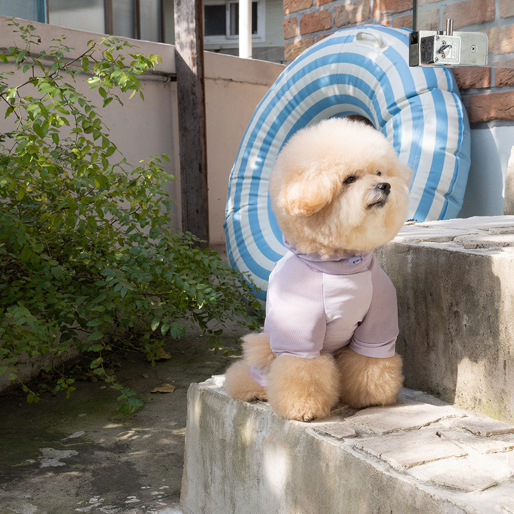 【2025新色】KIKI メッシュ クーリング ジャンプスーツ ラベンダー / kiki mesh cooling jumpsuit