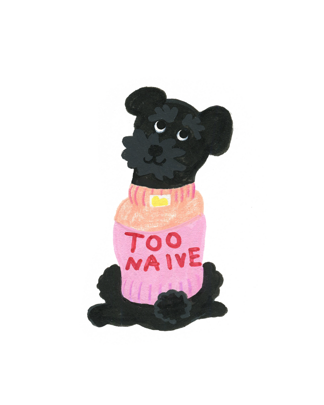 超軽量ぬくぬくペットセーター PINK / ネコの哲学シリーズ アルパカウール