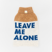 超軽量ぬくぬくペットセーター Beige Grey / ネコの哲学シリーズ アルパカウール