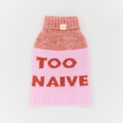 超軽量ぬくぬくペットセーター PINK / ネコの哲学シリーズ アルパカウール