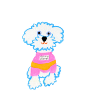 モヘアタッチニット Pink-Orange / FUWA FUWAシリーズ アートカラーブロック