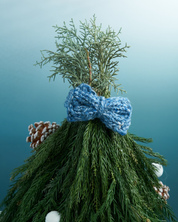 ハンドメイドニット ボウタイ / Funky Gentle dogシリーズ アルパカウールブレンド