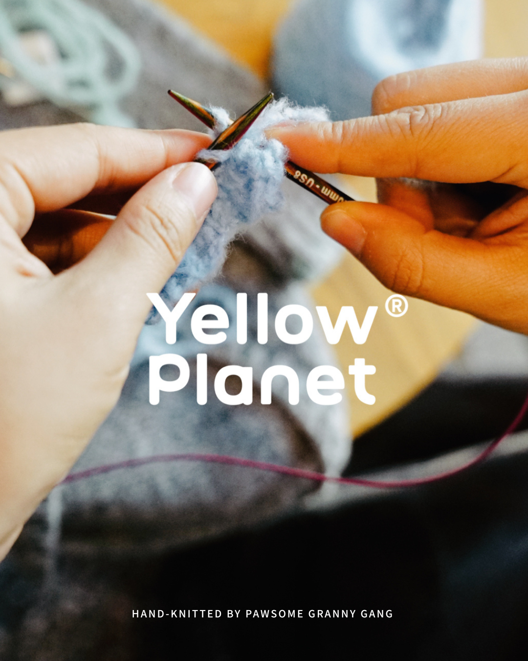 「モチボンボン」ウールニットビーニー / ハンドメイドファッションシリーズ