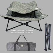 ドッグコット モカカーキ / QUILTING DOG COT