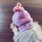 「モチボンボン」ウールニットビーニー / ハンドメイドファッションシリーズ