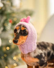 「モチボンボン」ウールニットビーニー / ハンドメイドファッションシリーズ