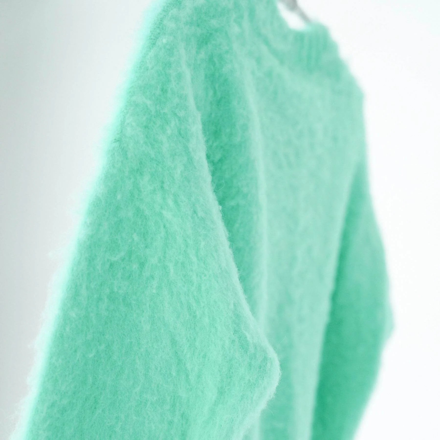 モヘアタッチニット 人間用 Blue-Teal / FUWA FUWAシリーズ アートカラーブロック