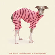 ストライプ リブ ロンパース / Striped Onesies