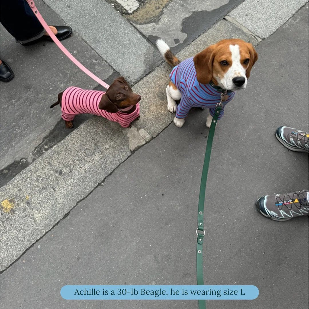 ストライプ リブ ロンパース / Striped Onesies